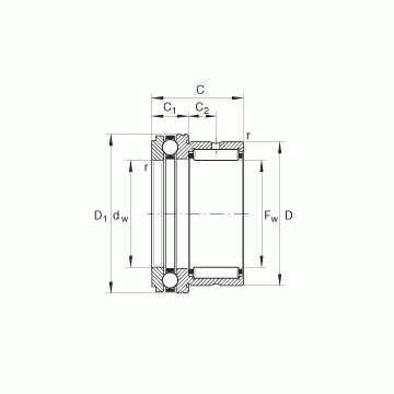 NKX60 INA Complex Bearings