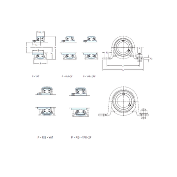 P 47 R-17 RM SKF Bearing Units