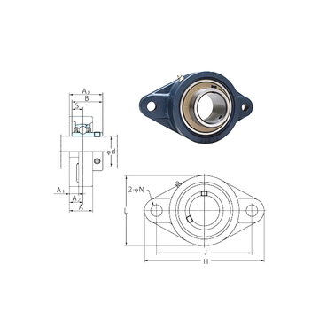 UCFL214-44E FYH Bearing Units